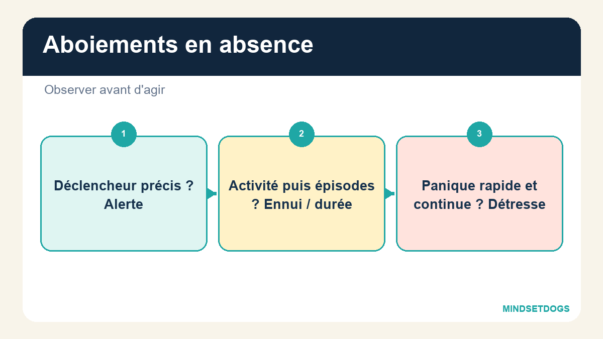 Mon chien aboie quand je pars : ennui, alerte ou détresse de séparation ?