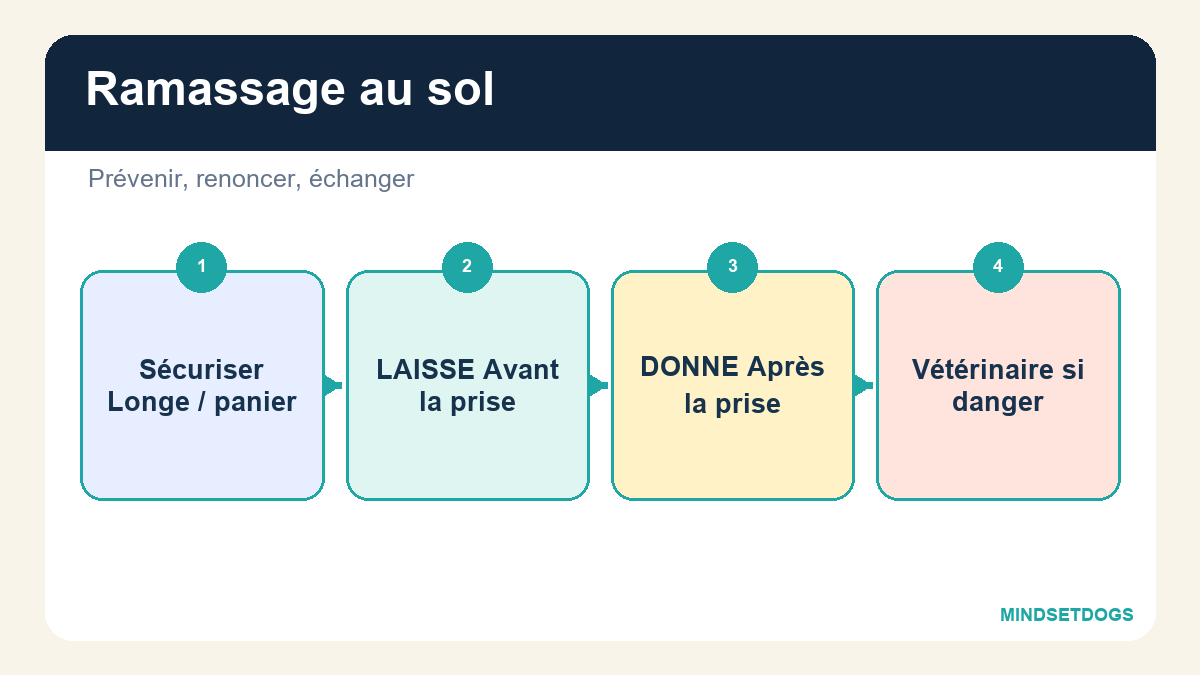 Mon chien mange tout ce qu’il trouve au sol : comment le protéger ?